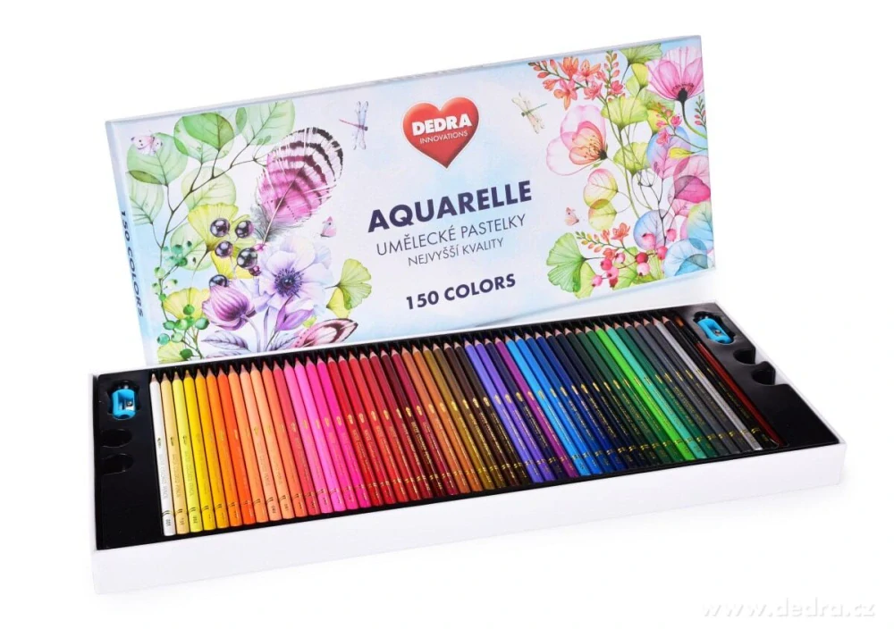 150 ks umělecké akvarelové pastelky nejvyšší kvality, AQUARELLE