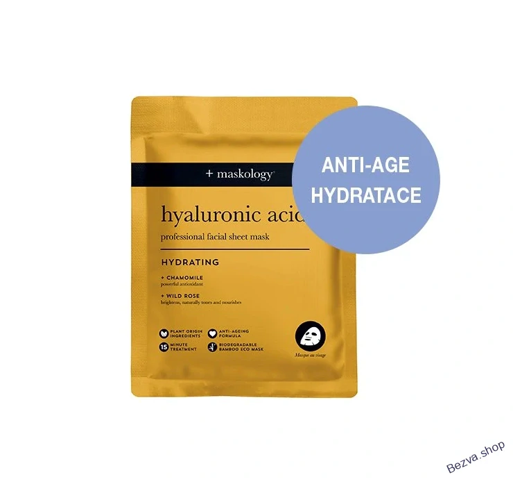 +maskology Professional Face Sheet Mask - HYALURONIC ACID