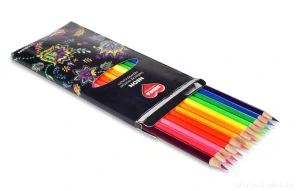 12 ks NEONOVĚ SVÍTIVÉ umělecké pastelky nejvyšší kvality