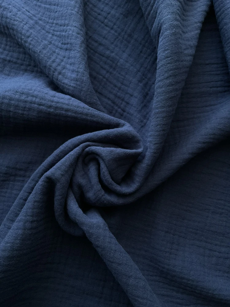  mušelín půlnoční modrá