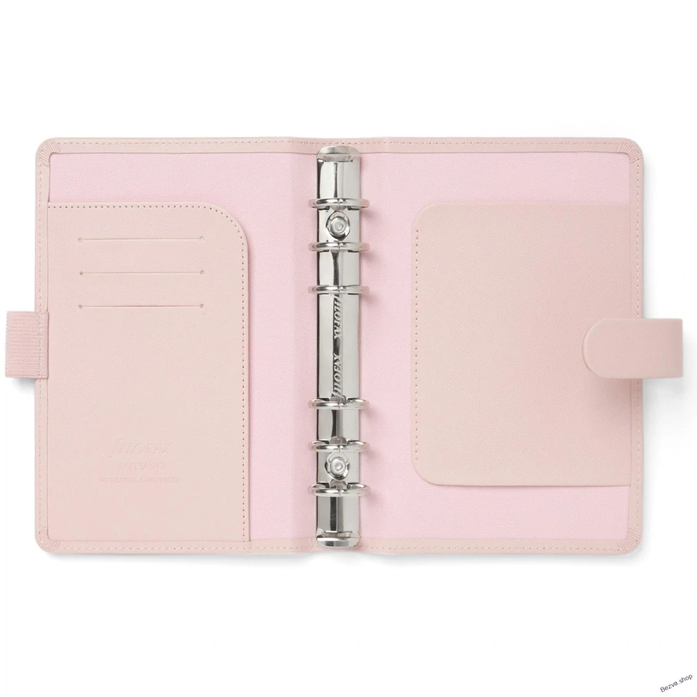 Filofax, Diář Saffiano, Osobní, blush