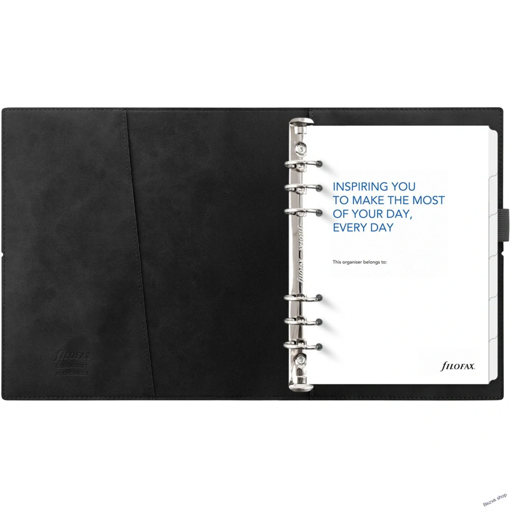 Filofax, Diář Domino Soft, osobní, černý, modular